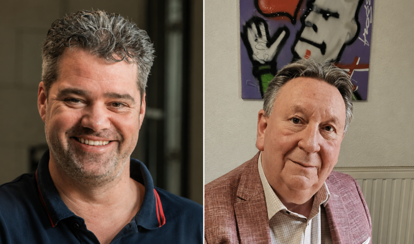Foto: links Bram van Dis en rechts Pieter Pierckx