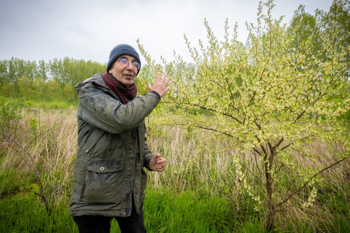 Wouter van Eck in het Voedselbos Schijndel