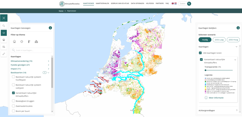 Kansenkaart Natuurlijke Klimaatbuffer