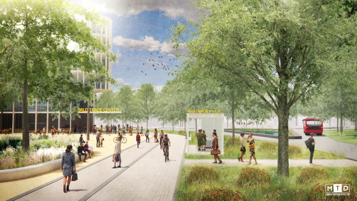 Toekomstbeeld van Eindhoven Airport District